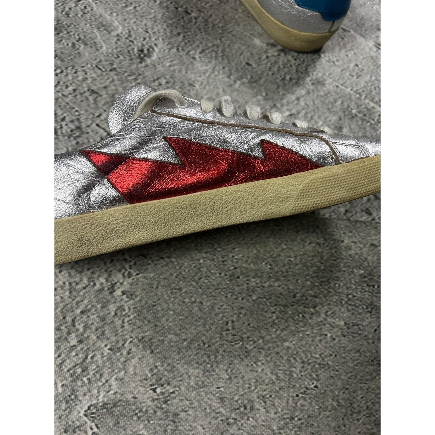 Saint Laurent Paris Silver Court Metallic Hedi Slimane era