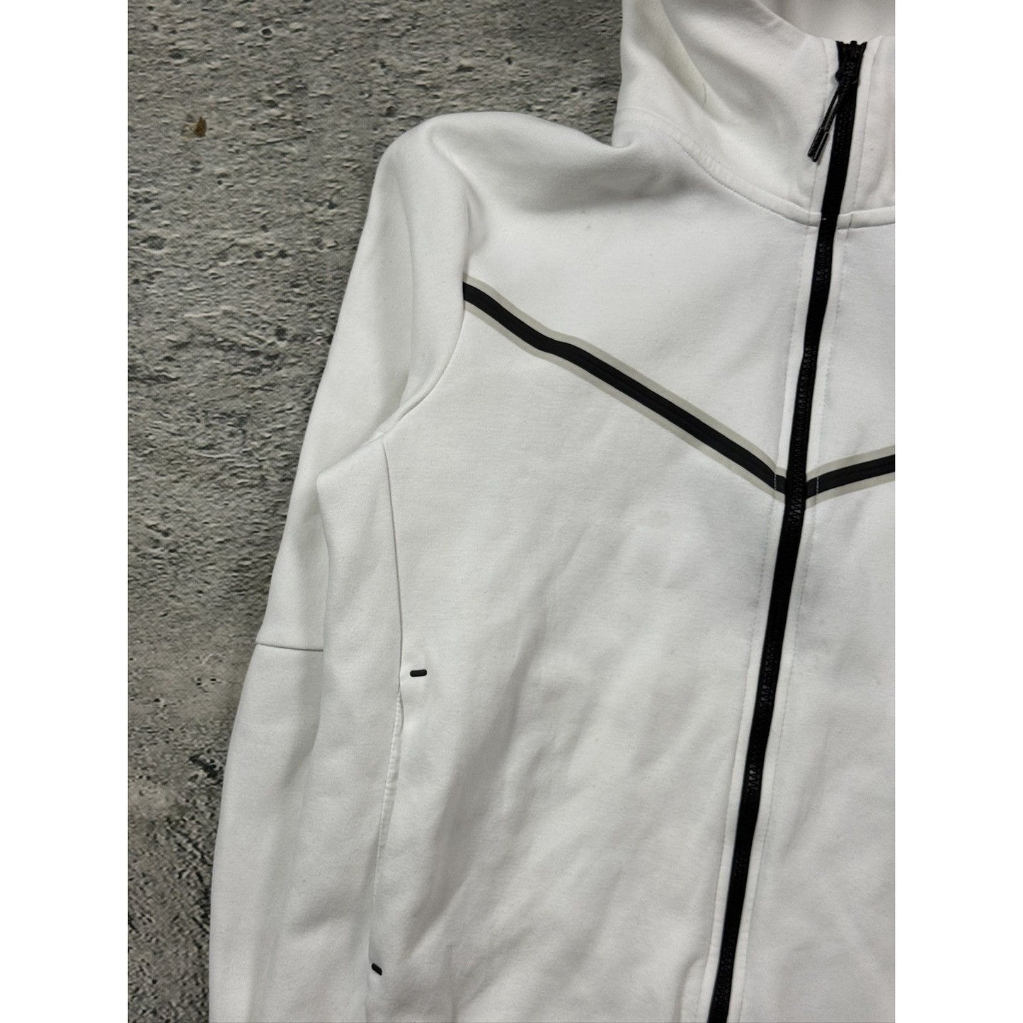 Nike tech fleece zip hoodie white drill trap uk