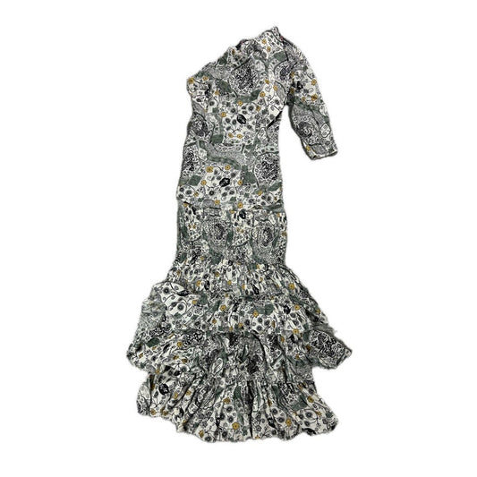 Isabel Marant Étoile beige green floral set skirt + top