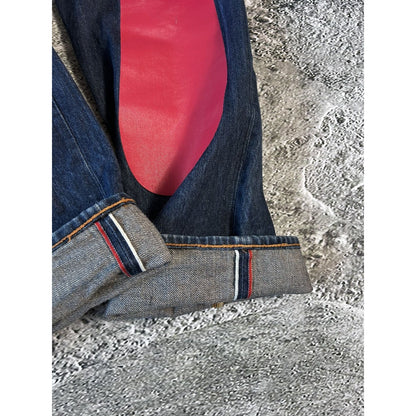 Evisu jeans daicock big logo red selvedge denim Japan