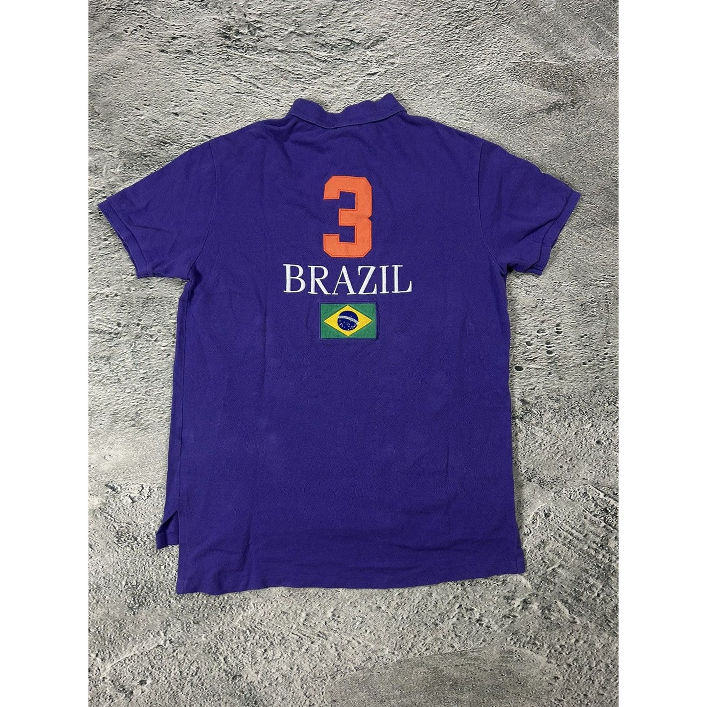 Chief Keef Polo Ralph Lauren vintage Brazil big pony Navy