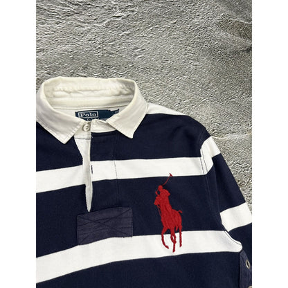 Chief Keef Polo Ralph Lauren striped longsleeve big pony