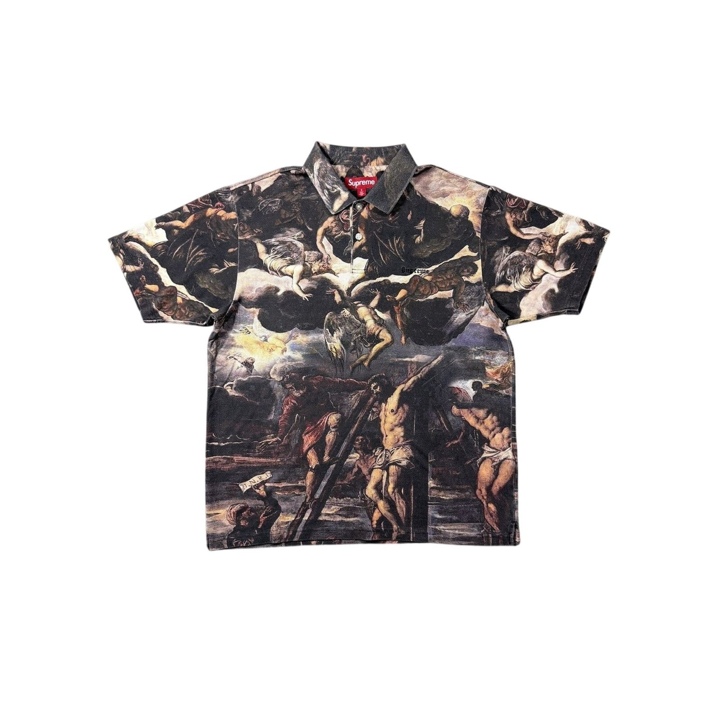 Supreme crucifixion polo tee FW26 T-shirt fullprint