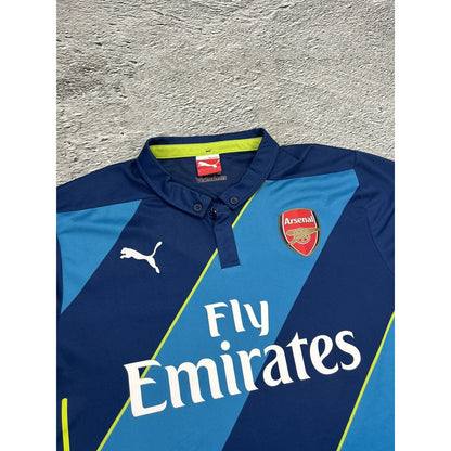 Arsenal Puma 2014 2015 vintage football jersey shirt blue