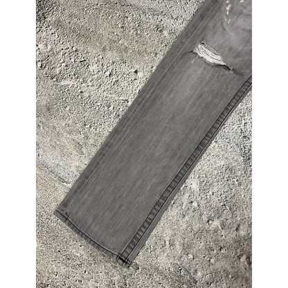 True Religion jeans vintage grey Drew straight distressed