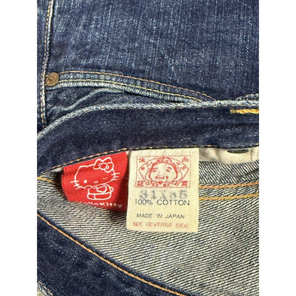 Evisu Hello Kitty jeans vintage selvedge denim Japan RARE