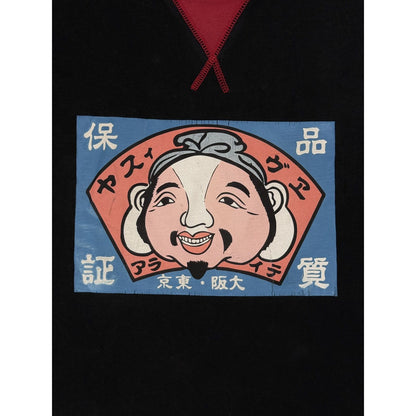 Evisu vintage black T-shirt big logo face