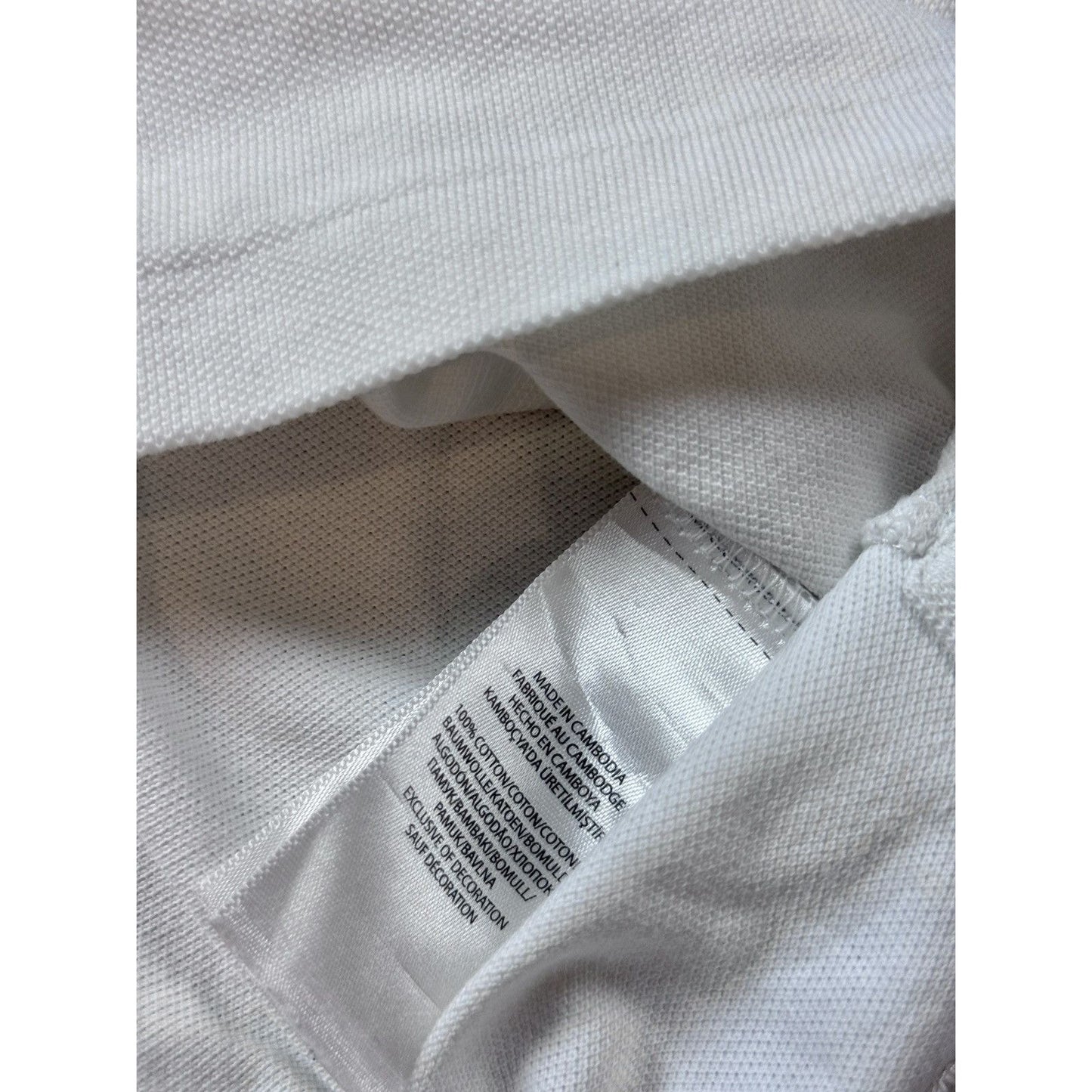 Chief Keef Polo Ralph Lauren white polo t-shirt