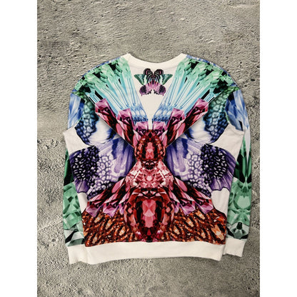 Just Cavalli sweatshirt psychodelic multicolor diamonds