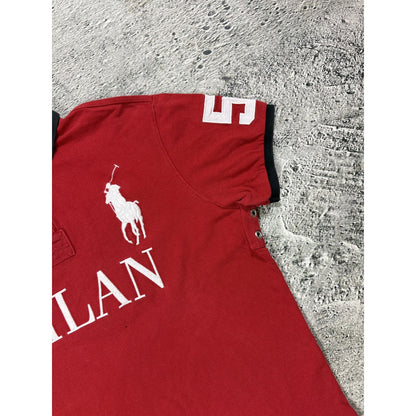 Chief Keef Polo Ralph Lauren Milan Red polo T-shirt