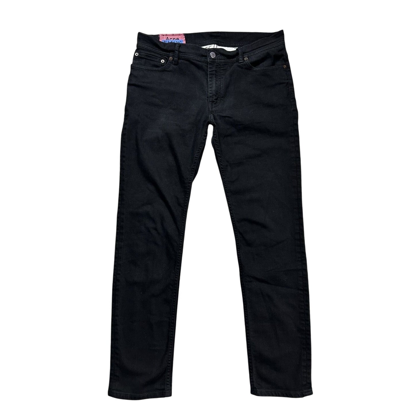 Acne Studios Bla Konst black jeans denim pants slim