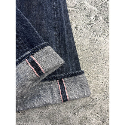 Evisu Yamane jeans vintage selvedge embroidery seagull Y2K