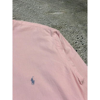 Polo Ralph Lauren pink shirt button up longsleeve checked