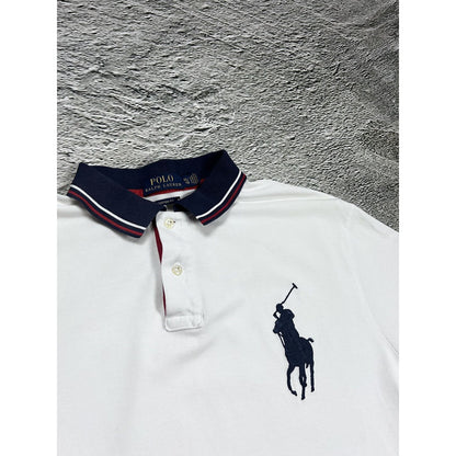 Chief Keef Polo Ralph Lauren vintage white big pony T-shirt