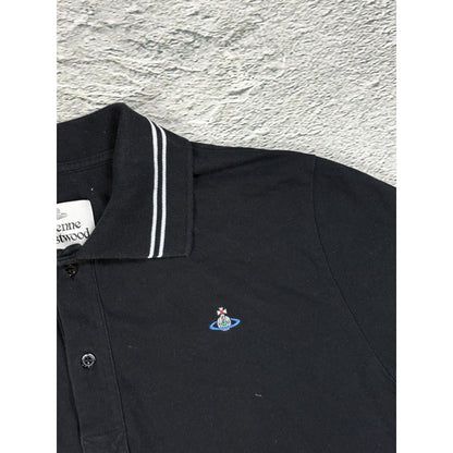 Vivienne Westwood polo t-shirt black small Orb logo
