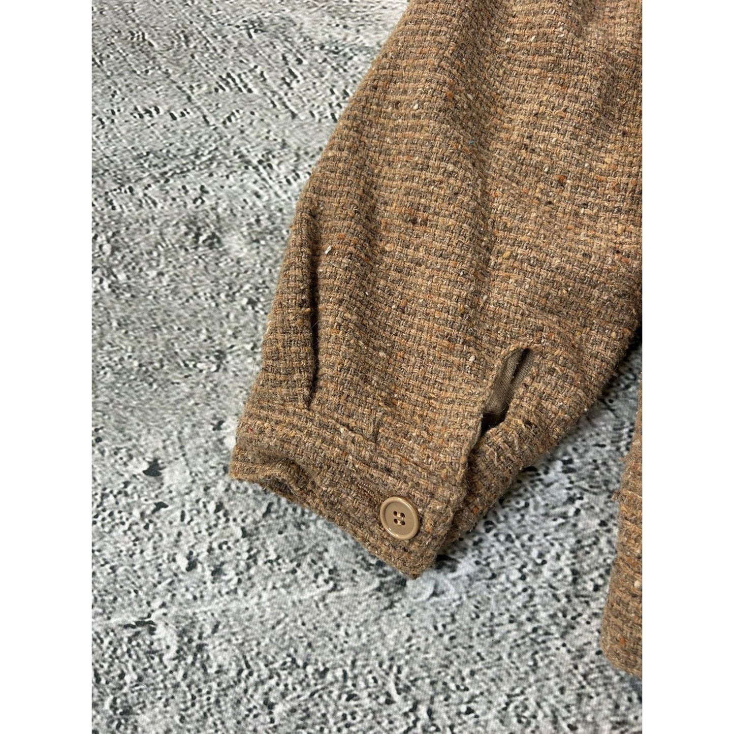 Italian true vintage wool jacket brown 60s