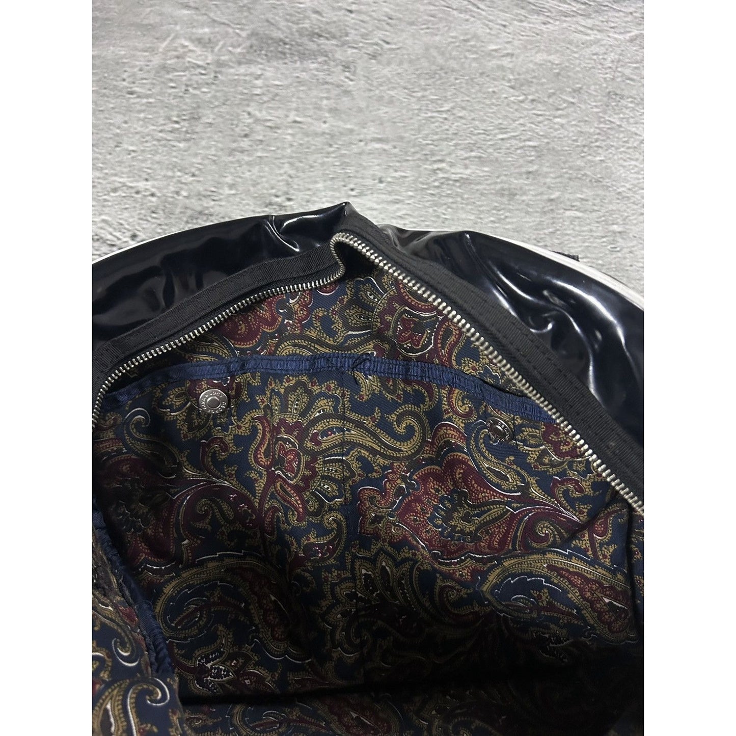 George Gina & Lucy bag latex black GG&L bag Y2K black