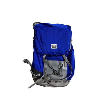 Vintage hiking backpack blue orange Aplinsport