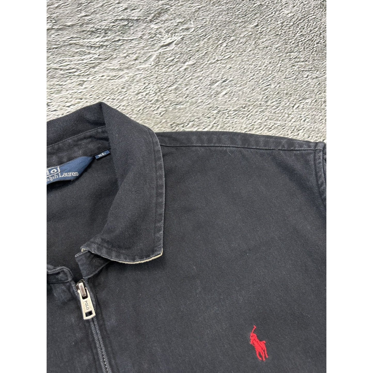 Polo Ralph Lauren vintage Light Jacket black small red pony