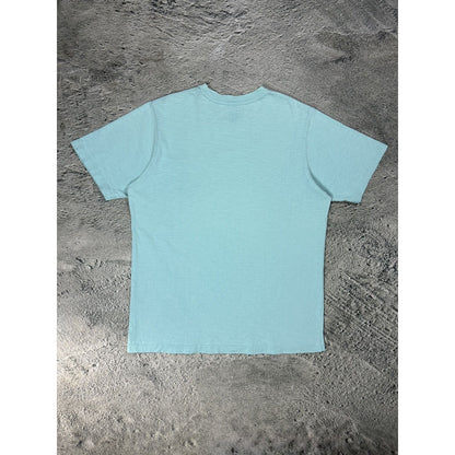 Supreme chest pocket T-shirt light blue turquoise