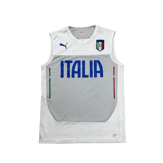 Puma Italy vintage white tank top jersey Italia