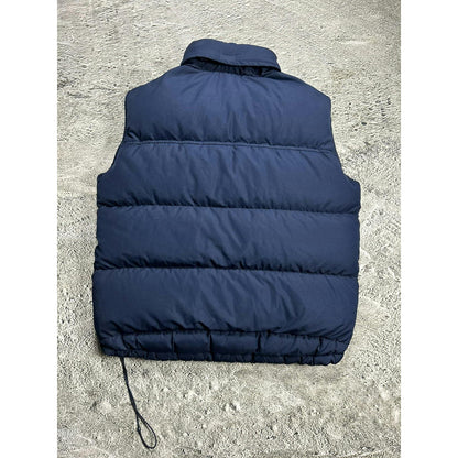 Nike vintage navy puffer vest small swoosh 2000s