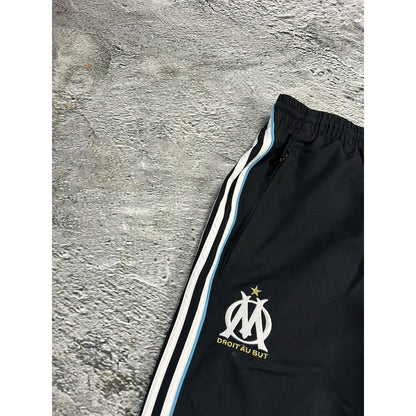 Marseille Adidas track suit black blue pants jacket vintage