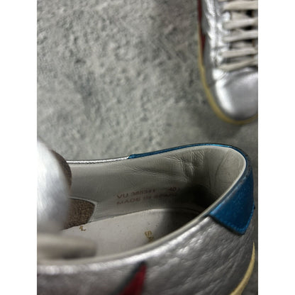 Saint Laurent Paris Silver Court Metallic Hedi Slimane era