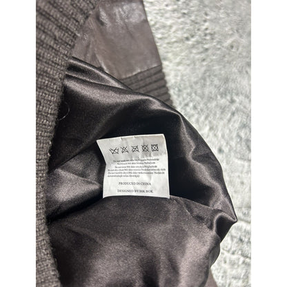 Leather Jacket Vintage hooded brown Y2K Bik Bok