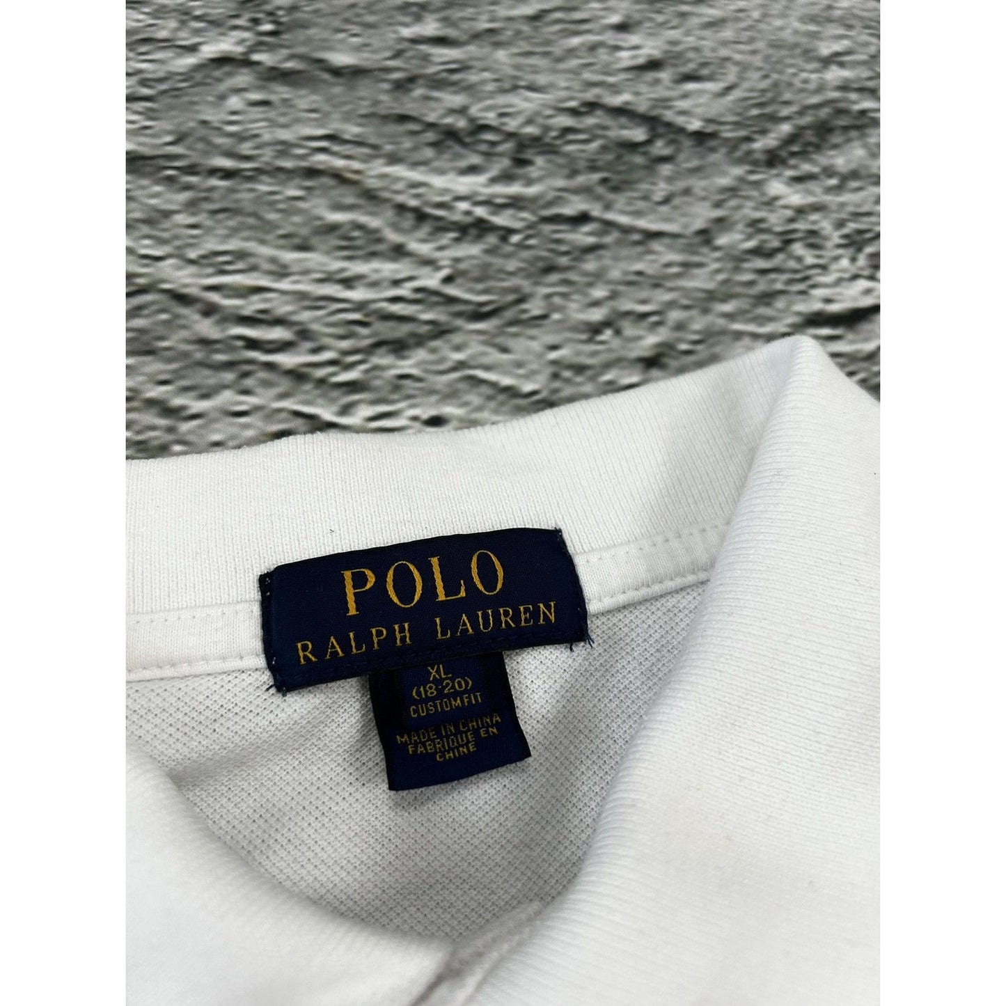 Polo Ralph Lauren vintage longsleeve white big pony