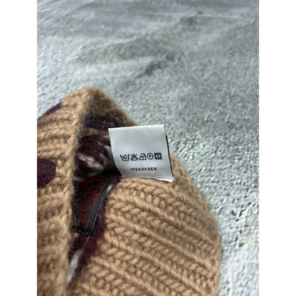 Evisu beanie Y2K seagull big logo wool