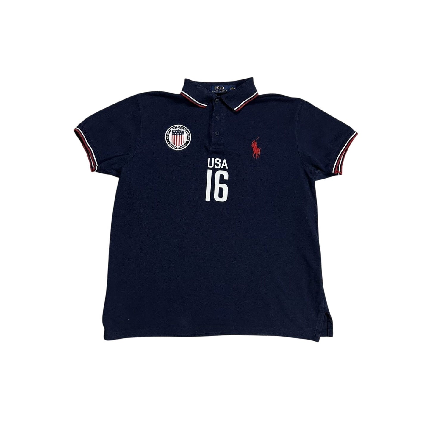 Chief Keef Polo Ralph Lauren vintage navy USA t-shirt