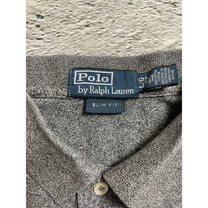 Polo Ralph Lauren grey Polo T-shirt small pony purple