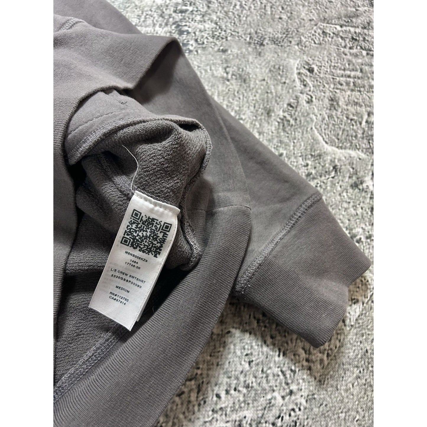 True Religion sweatshirt vintage horseshoe Y2K grey black