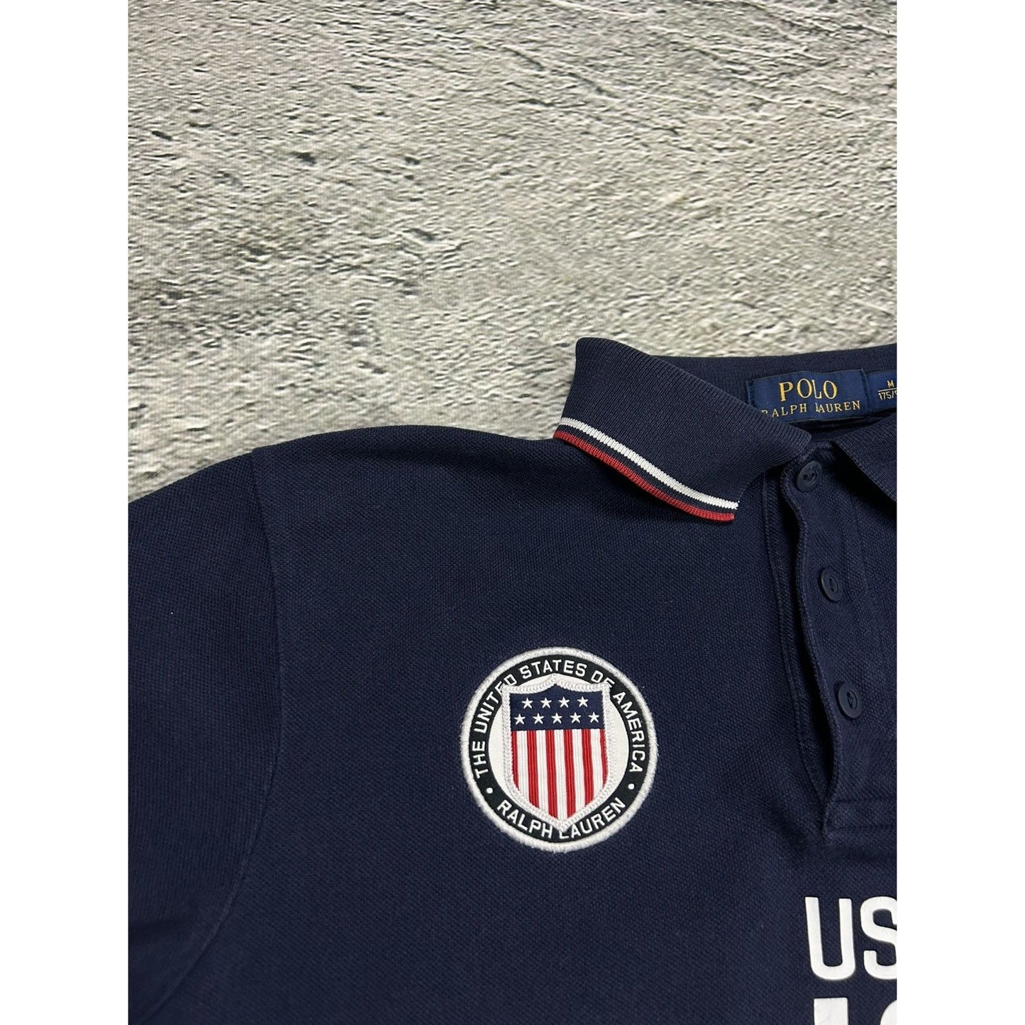 Chief Keef Polo Ralph Lauren vintage navy USA t-shirt