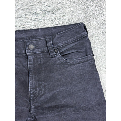 True Religion black jeans white horseshoe logo Y2K Rocco