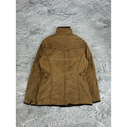 Barbour jacket brown tartan