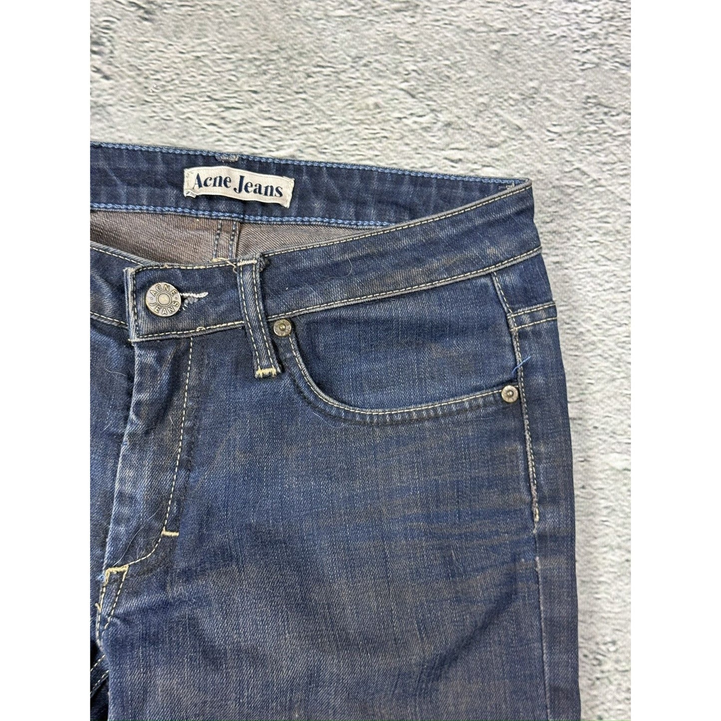 Acne Studios jeans slim navy / black