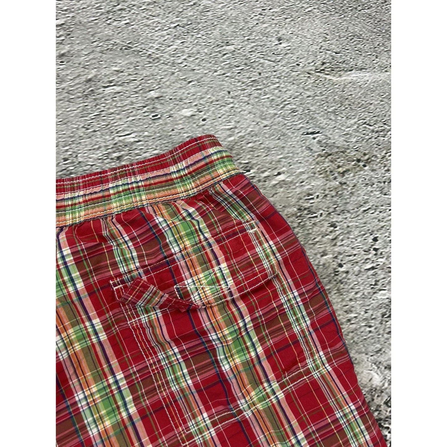 Polo Ralph Lauren shorts trunks checkered red multicolor