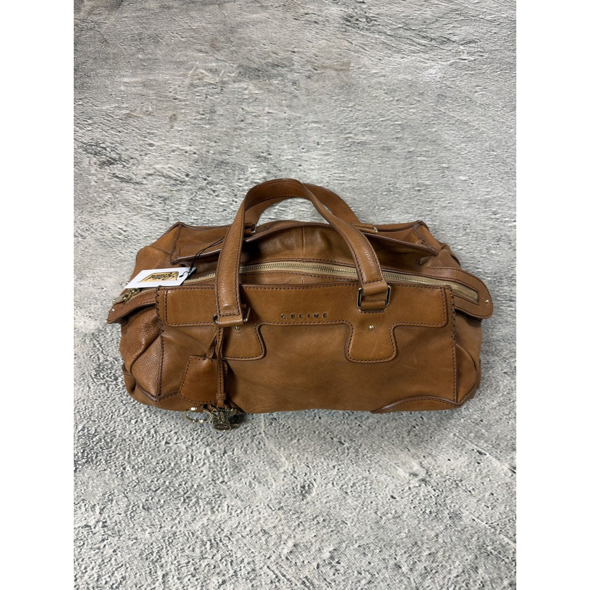 Celine orlov bag les cuirs sulky brown handbag 2006