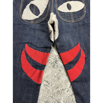 Evisu Yamane face jeans vintage selvedge denim Japan RARE
