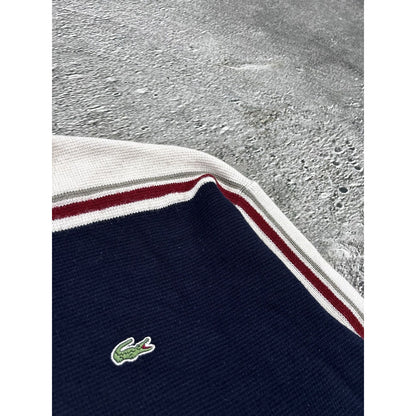 Lacoste sweater multicolor vintage navy beige Sport