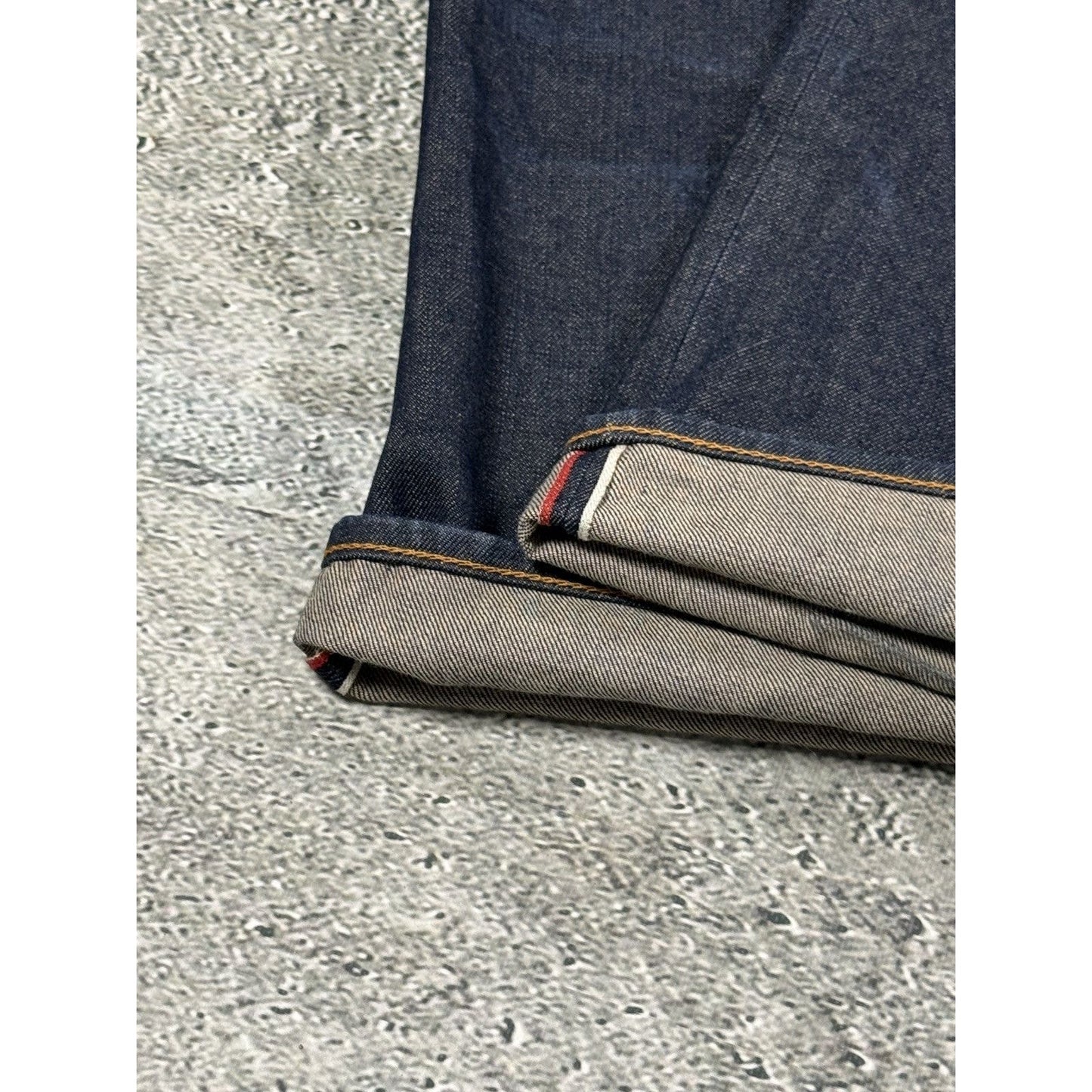 Evisu jeans daicock Heritage big logo letters selvedge denim