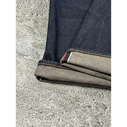 Evisu jeans daicock Heritage big logo letters selvedge denim