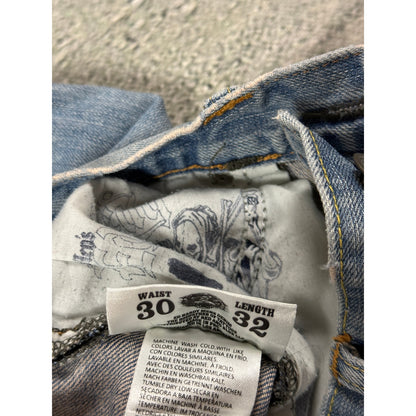 Ed Hardy Christian Audigier vintage jeans big logo pants