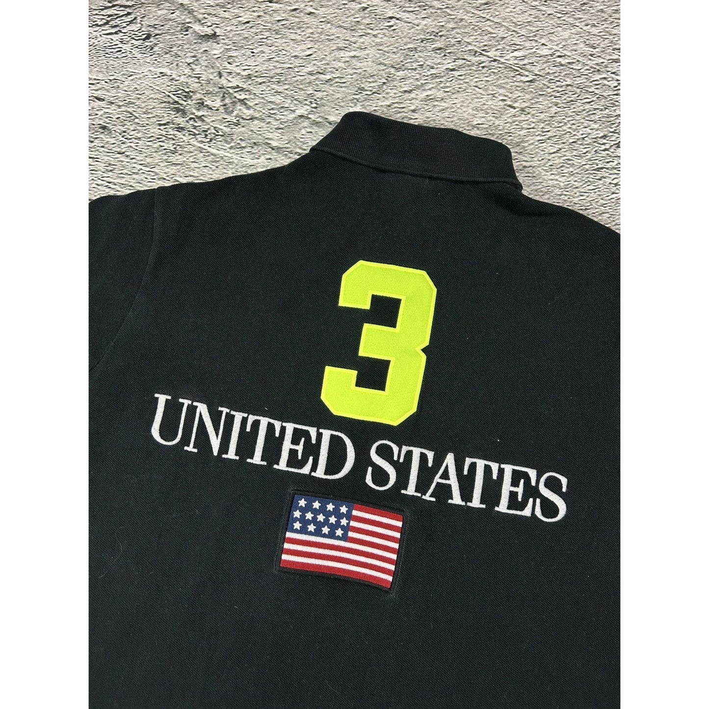 Chief Keef Polo Ralph Lauren USA black Polo t-shirt big pony
