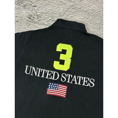 Chief Keef Polo Ralph Lauren USA black Polo t-shirt big pony