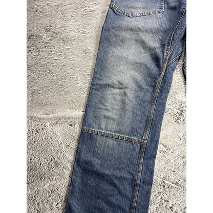 Evisu EU ED jeans vintage denim pants seagulls cargo blue