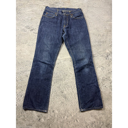Evisu jeans vintage purple handpainted seagull logo denim