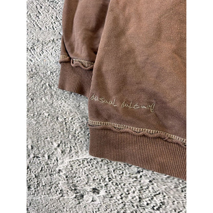 Umbro vintage hoodie Y2K Brown big logo